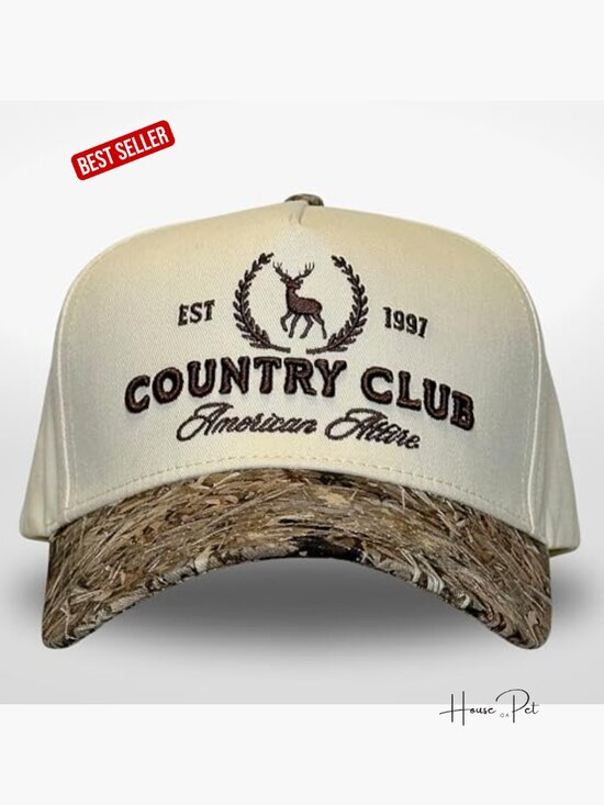 Vintage Western Trucker Hat Snapback Adjustable Cotton Cowboy Country Cute Cap main image 7